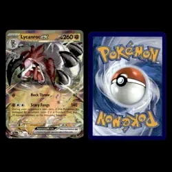 6x Lycanroc ex Lot 117 Scarlet Violet Series Paldea Evolved Pokemon Cards Set - Image 3