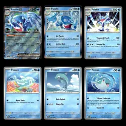 6x Palafin ex Lot 126 Promo Pokemon Cards Collection Set Deck Building TCG - Image 1