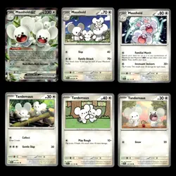 6x Maushold ex Lot 155 Scarlet Violet Series Paradox Rift Pokemon Cards Set TCG - Image 1