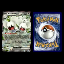 6x Maushold ex Lot 155 Scarlet Violet Series Paradox Rift Pokemon Cards Set TCG - Image 3