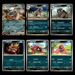 6x Mabosstiff ex Pokemon Cards Lot 86 Promo Collection Set Deck Building TCG - Image 1