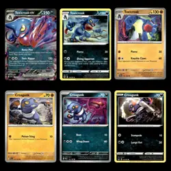 Toxicroak ex Pokemon Cards Lot 131 Scarlet Violet  Collection Set TCG - Image 1
