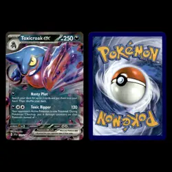 Toxicroak ex Pokemon Cards Lot 131 Scarlet Violet  Collection Set TCG - Image 3