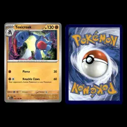 Toxicroak ex Pokemon Cards Lot 131 Scarlet Violet  Collection Set TCG - Image 5
