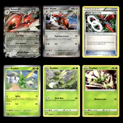 6x Scizor ex Lot 111 Scarlet Violet Series Temporal Forces Pokemon Cards Set TCG - Image 1