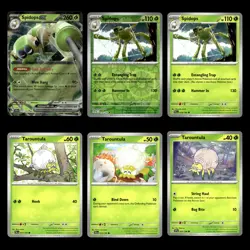 6x Spidops ex Lot 19 Scarlet Violet Pokemon Cards Collection Set Deck Building - Image 1