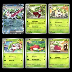 6x Tsareena ex Lot 46 Scarlet Violet Series Paradox Rift Pokemon Cards Set TCG - Image 1