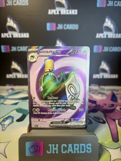 Sinistcha ex 189/167 Twilight Masquerade (TWM) NM Full Art Pokemon Card - Image 3