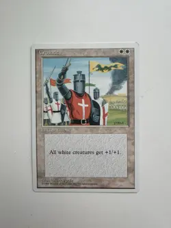 Magic: The Gathering Crusade 4th Edition 1995 Lightly Played MTG BANNED - Image 1