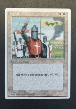 Magic: The Gathering Crusade 4th Edition 1995 Lightly Played MTG BANNED - Image 4