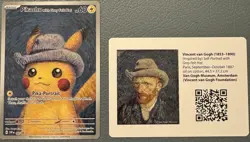 Pokemon Pikachu with Grey Felt Hat 085  Scarlet & Violet Promo Card - Image 3