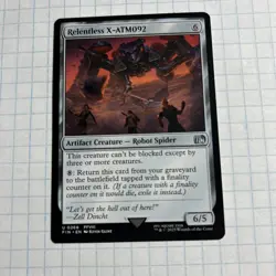 MTG Relentless X-ATM092 Final Fantasy Card U 268 - Image 1