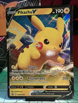 Pikachu V swsh061 - jumbo Card - NM - Image 1