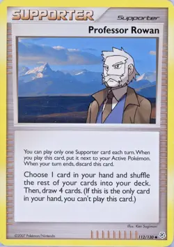 PokÃ©mon TCG Professor Rowan Card #112/130 Promo Rare NM Near Mint Free Shipping - Image 1