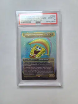 MTG SpongeBob SquarePants FOIL PSA 10 GEM MINT SpongeBob Magic Card SLD #1932 - Image 2