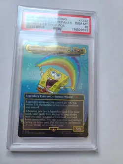 MTG SpongeBob SquarePants FOIL PSA 10 GEM MINT SpongeBob Magic Card SLD #1932 - Image 3