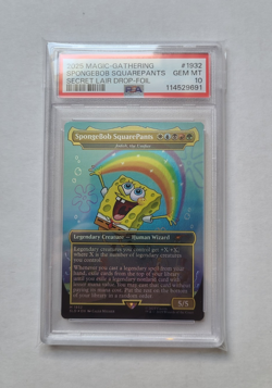 MTG SpongeBob SquarePants FOIL PSA 10 GEM MINT SpongeBob Magic Card SLD #1932 - Image 7