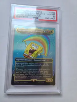 MTG SpongeBob SquarePants FOIL PSA 10 GEM MINT SpongeBob Magic Card SLD #1932 - Image 9