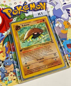 Kabuto 50/62 | Fossil 1st Edition Pokemon Card | NM/LP (K01) - Image 1