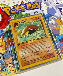 Kabuto 50/62 | Fossil 1st Edition Pokemon Card | NM/LP (K01) - Image 4