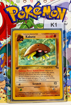 Kabuto 50/62 | Fossil 1st Edition Pokemon Card | NM/LP (K01) - Image 5