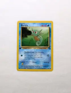 💎NM- 1st First Edition Horsea #49/62 Fossil Set Pokemon Card 1999 WOTC TCG - Image 2