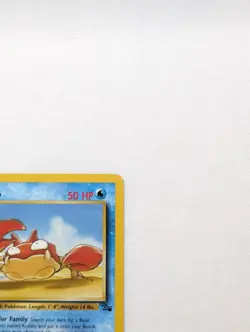 💎NM- 1st First Edition Krabby #51/62 Fossil Set Pokemon Card 1999 WOTC TCG - Image 15