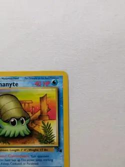 💎NM+ 1st First Edition Omanyte #52/62 Fossil Set Pokemon Card 1999 WOTC TCG - Image 15