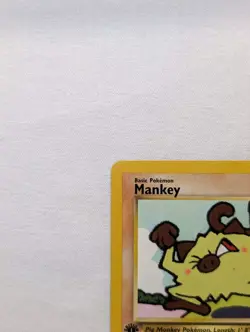 💎NM+ 1st Edition (Dark) Mankey #61/82 Team Rocket Set Pokemon Card 2000 WOTC - Image 3