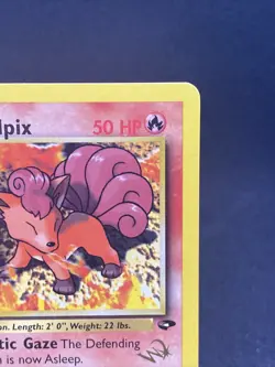 Brock's Vulpix - Gold W Stamp 37/132 - WoTC Promo - Pokemon Card - LP - Image 12
