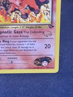 Brock's Vulpix - Gold W Stamp 37/132 - WoTC Promo - Pokemon Card - LP - Image 13