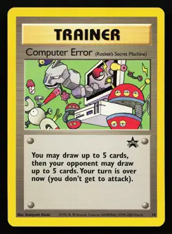 Computer Error 16 WOTC Black Star Promo Pokémon Card - Image 3