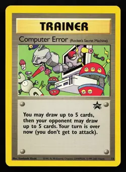 Computer Error 16 WOTC Black Star Promo Pokémon Card - Image 1