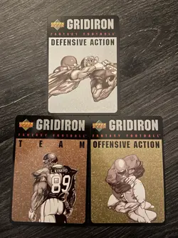 Gridiron: Fantasy Football Trading Card (Upper Deck, 1995) Binder Full Of Cards - Image 1