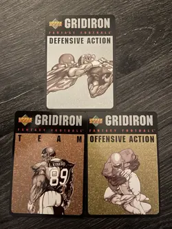 Gridiron: Fantasy Football Trading Card (Upper Deck, 1995) Binder Full Of Cards - Image 6