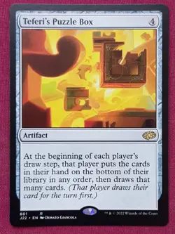 Magic The Gathering JUMPSTART 2022 J22 TEFERI'S PUZZLE BOX artifact card MTG - Image 1