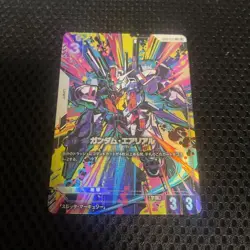 Gundam Card Game limited Box Ver.β GD01-070 R+ GUNDAM AERIAL FOIL Parallel Japan - Image 1