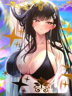 Beautiful Waifu Card - Rio Tsukatsuki - Goddess Story Blue Archive FOIL - Image 3