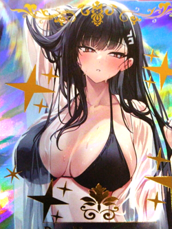 Beautiful Waifu Card - Rio Tsukatsuki - Goddess Story Blue Archive FOIL - Image 6