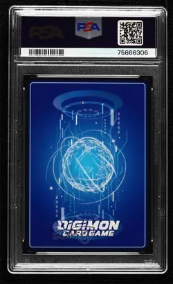 2021 Digimon Card Game - Release Special Ver 15 Wargreymon #BT2-065 PSA 8 10e3 - Image 2
