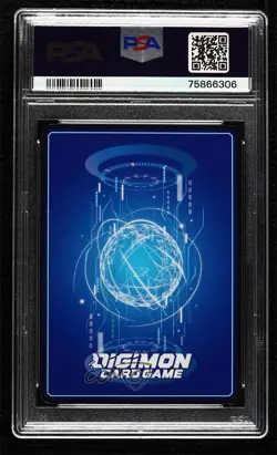 2021 Digimon Card Game - Release Special Ver 15 Wargreymon #BT2-065 PSA 8 10e3 - Image 5