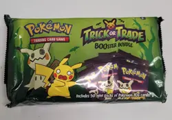Pokemon TCG Trick or Trade BOOster Bundle 2023 Halloween Card 50 Mini Packs - Image 1