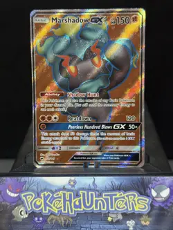 Pokemon Card Marshadow GX 137/147 Full Art Ultra Rare Holo Burning Shadows NM - Image 1