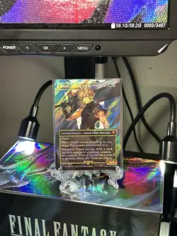 ⚡️Cloud, Ex-SOLDIER (Borderless) (Surge Foil) (Mint/NM) (MTG x FF)⚡️ - Image 12