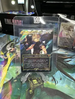 ⚡️Cloud, Ex-SOLDIER (Borderless) (Surge Foil) (Mint/NM) (MTG x FF)⚡️ - Image 15