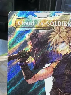 ⚡️Cloud, Ex-SOLDIER (Borderless) (Surge Foil) (Mint/NM) (MTG x FF)⚡️ - Image 4