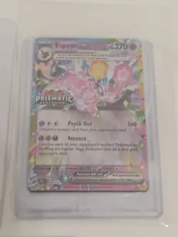 Pokemon Espeon/Glaceon/Vaporeon Sealed Stamped Prismatic Evolutions Promo Cards - Image 3