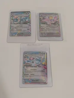 Pokemon Espeon/Glaceon/Vaporeon Sealed Stamped Prismatic Evolutions Promo Cards - Image 6