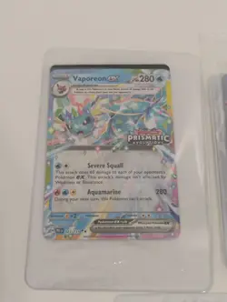 Pokemon Espeon/Glaceon/Vaporeon Sealed Stamped Prismatic Evolutions Promo Cards - Image 9