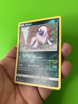 Absol 133/236 Cosmic Eclipse Reverse Holo Pokémon Card NM - Image 9